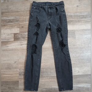 Aeropostale Black High Rise Jeggings